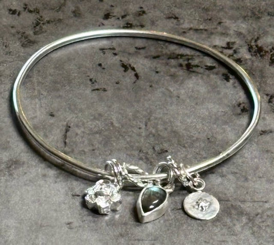 Charmed Bangle - Arete Adorned