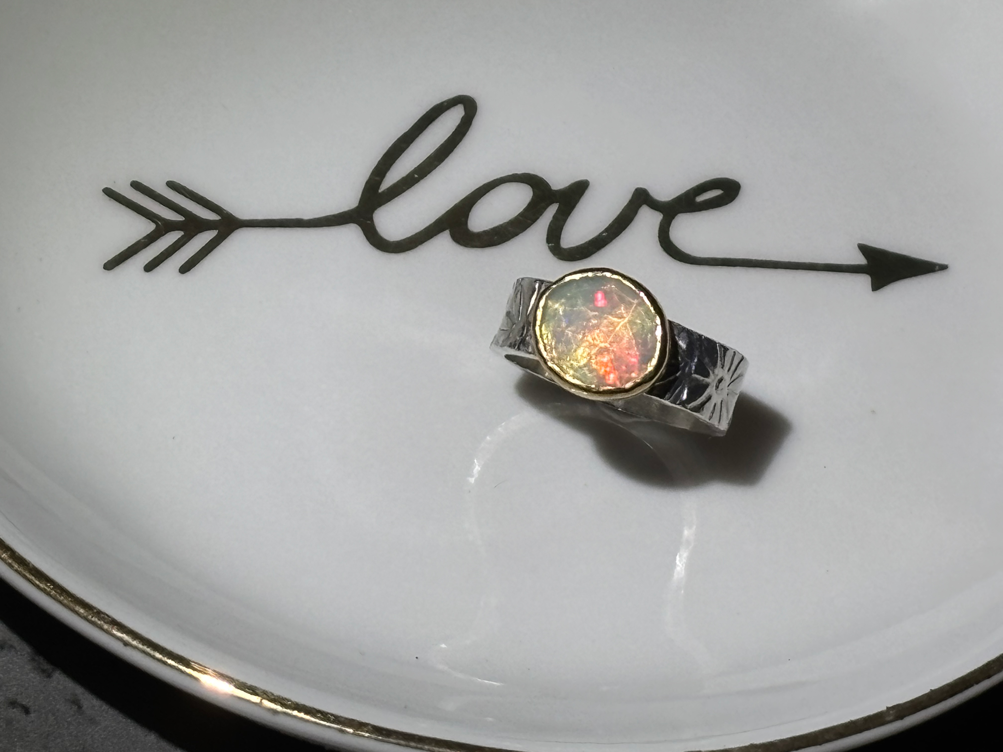 Ethiopian Opal Ring image 1