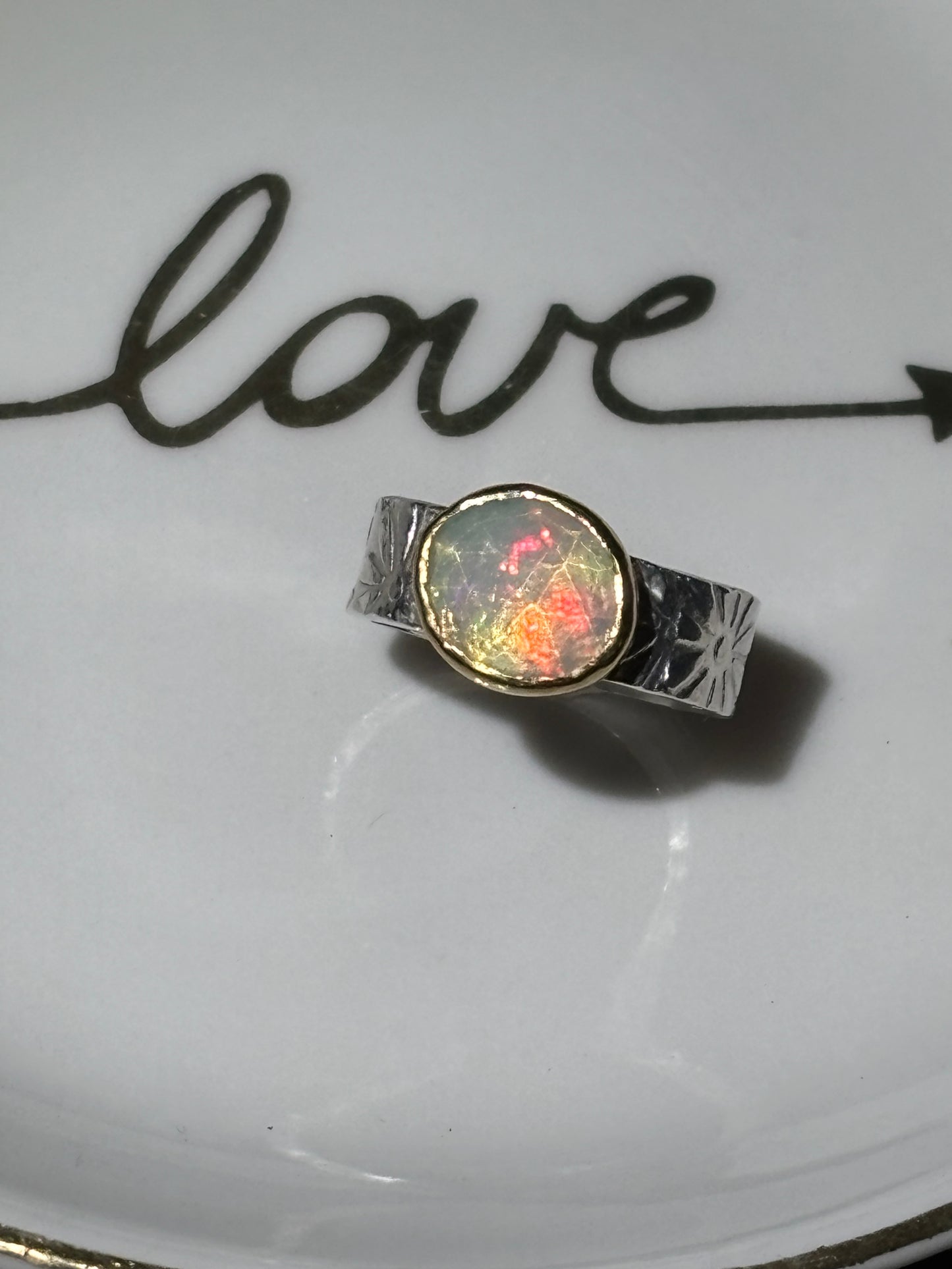 Ethiopian Opal Ring