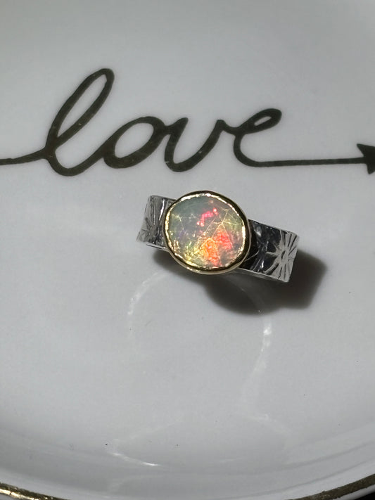 Ethiopian Opal Ring