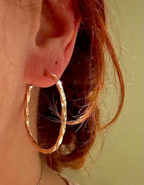 Ascend Twisted Hoops - Arete Adorned