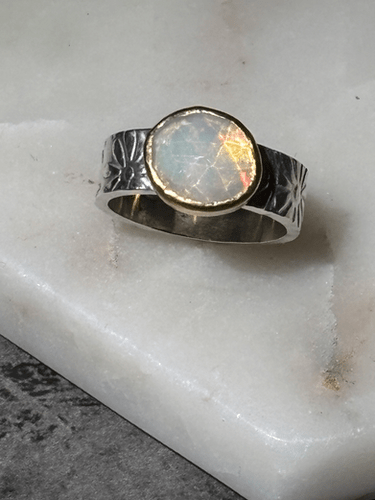 Ethiopian Opal Ring - Arete Adorned