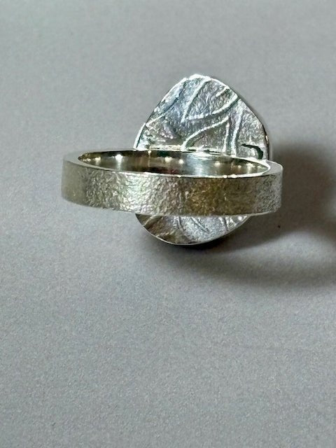 Freeform Golden Hills Turquoise Ring - Arete Adorned