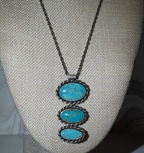 Turquoise Tiered Statement Necklace - Arete Adorned